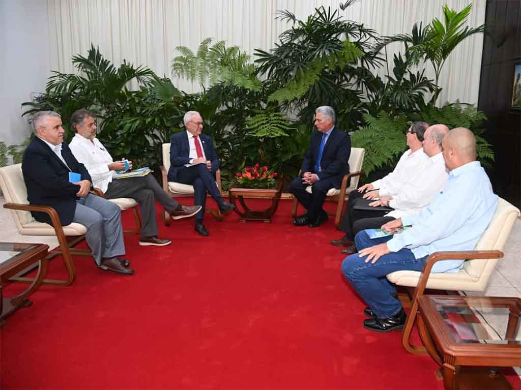 Presidente de Cuba expresa la voluntad de fortalecer nexos con la FAO