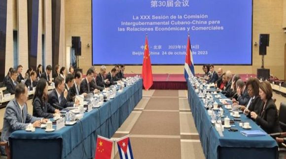 -Con la firma de diversos acuerdos concluye comisión intergubernamental Cuba-China